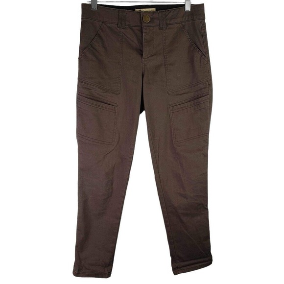 Democracy "Ab" Technology Cargo Pants Women's Size 6 Canvas Stretch 90s - Picture 2 of 8